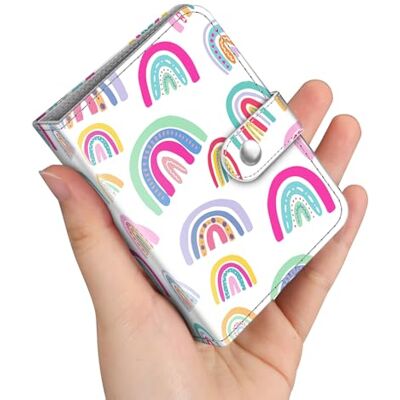 FINTIE Mini Fotoalbum für 2x3 Zoll Filme (Verträumter Regenbogen) 52 Taschen kleine Alben für Fujifilm Instax Mini Sofortbildkamera/Polaroid Hi-Print Bilder, Kpop Fotokartenhalter Binder, FINTIE Mini Fotoalbum für 2x3 Zoll Filme (Verträumter Regenbogen) 52 Taschen kleine Alben für Fujifilm Instax Mini Sofortbildkamera/Polaroid Hi-Print Bilder, Kpop Fotokartenhalter Binder,