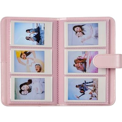INSTAX FUJIFILM ™ mini Album Fotoalbum für 108 mini Sofortbilder – Gepolstertes Einsteckalbum für Fotos im Format 86 x 54 mm Candy Pink INSTAX FUJIFILM ™ mini Album Fotoalbum für 108 mini Sofortbilder – Gepolstertes Einsteckalbum für Fotos im Format 86 x 54 mm Candy Pink