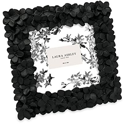 Laura Ashley Bilderrahmen aus Kunstharz, handgefertigt, mit Staffelei und Haken, für Tisch- und Wanddekoration, dekoratives Blumendesign, Heimdekoration, Fotogalerie, Kunst, 10 x 10 cm, Schwarz Laura Ashley Bilderrahmen aus Kunstharz, handgefertigt, mit Staffelei und Haken, für Tisch- und Wanddekoration, dekoratives Blumendesign, Heimdekoration, Fotogalerie, Kunst, 10 x 10 cm, Schwarz