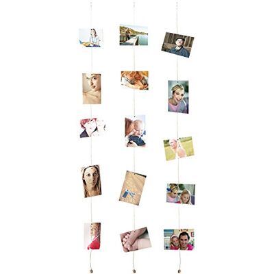 Your Design Fotoleine: Magnetische Foto-Leine mit 8 Mini-Magneten, 3er-Set (Magnetische Fotoleine, Leine für Fotos, Bilderrahmen) Your Design Fotoleine: Magnetische Foto-Leine mit 8 Mini-Magneten, 3er-Set (Magnetische Fotoleine, Leine für Fotos, Bilderrahmen)