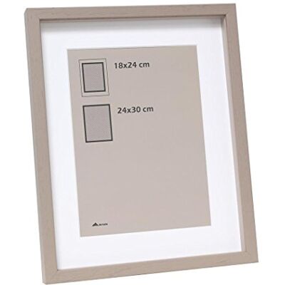 Deknudt 24x30 Holz Taupe Bilderrahmen - Bilderrahmen Deknudt 24x30 Holz Taupe Bilderrahmen - Bilderrahmen