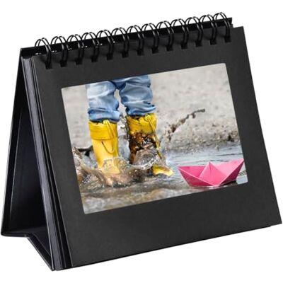 Hama Spiralbuch-Aufsteller für 12 Bilder im Format bis 11 x 15 cm Aufsteller schwarz, mit Sprüchestickern zum Aufkleben Hama Spiralbuch-Aufsteller für 12 Bilder im Format bis 11 x 15 cm Aufsteller schwarz, mit Sprüchestickern zum Aufkleben