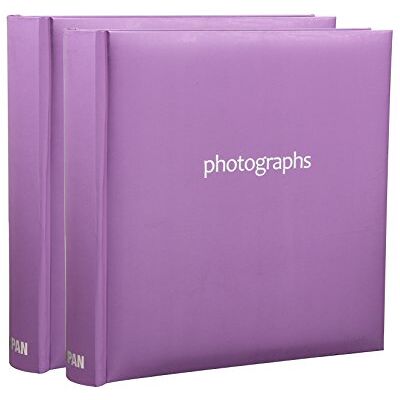 ARPAN 2 x 200 15x10 cm Fotos Einsteckalbum CD/DVD Pocket Memo Writing Area Geschenkalbum (Pastel Purple) ARPAN 2 x 200 15x10 cm Fotos Einsteckalbum CD/DVD Pocket Memo Writing Area Geschenkalbum (Pastel Purple)