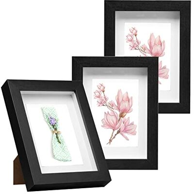 EUGAD 3D Bilderrahmen zum befüllen, A4 cm, Schwarz, 1.5cm Tiefer 3D Objektrahmen, Tiefer Rahmen für Wand- & Tischrahmen, Shadow Box für Fotos, Hochzeitsstrauß, DIY Kunstwerke EUGAD 3D Bilderrahmen zum befüllen, A4 cm, Schwarz, 1.5cm Tiefer 3D Objektrahmen, Tiefer Rahmen für Wand- & Tischrahmen, Shadow Box für Fotos, Hochzeitsstrauß, DIY Kunstwerke
