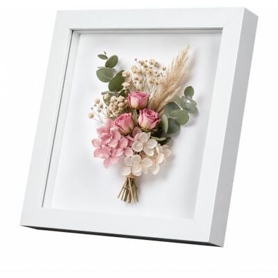 EUGAD 3D Bilderrahmen zum befüllen, 20x20 cm, Weiß, 1.5cm Tiefer 3D Objektrahmen, Tiefer Rahmen für Wand- & Tischrahmen, Shadow Box für Fotos, Hochzeitsstrauß, DIY Kunstwerke EUGAD 3D Bilderrahmen zum befüllen, 20x20 cm, Weiß, 1.5cm Tiefer 3D Objektrahmen, Tiefer Rahmen für Wand- & Tischrahmen, Shadow Box für Fotos, Hochzeitsstrauß, DIY Kunstwerke