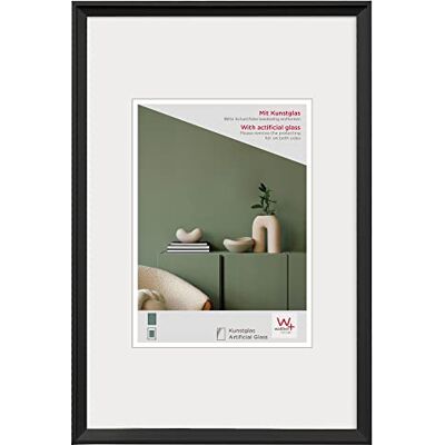 walther design Bilderrahmen schwarz 20 x 30 cm mit Kunstglas, Desire Kunststoffrahmen DEX030B walther design Bilderrahmen schwarz 20 x 30 cm mit Kunstglas, Desire Kunststoffrahmen DEX030B