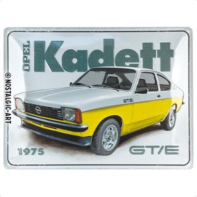 ART Retro Blechschild, 30 x 40 cm, Opel – Kadett GT/E – Geschenk-Idee für Opel-Zubehör Fans, Original Lizenzprodukt (OLP), aus Metall, Vintage Design, Blechschilder Sprüche ART Retro Blechschild, 30 x 40 cm, Opel – Kadett GT/E – Geschenk-Idee für Opel-Zubehör Fans, Original Lizenzprodukt (OLP), aus Metall, Vintage Design, Blechschilder Sprüche