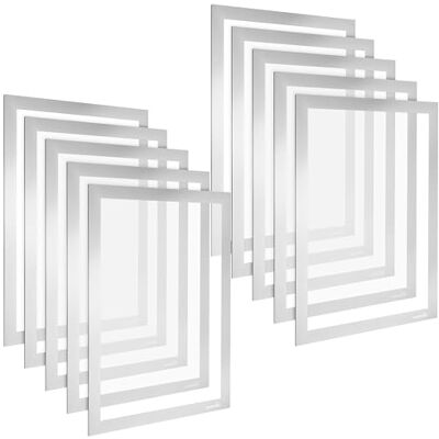 POPPSTAR Magnetrahmen A4 selbstklebend mit Magnetverschluss, grau, 5 Stück POPPSTAR Magnetrahmen A4 selbstklebend mit Magnetverschluss, grau, 5 Stück