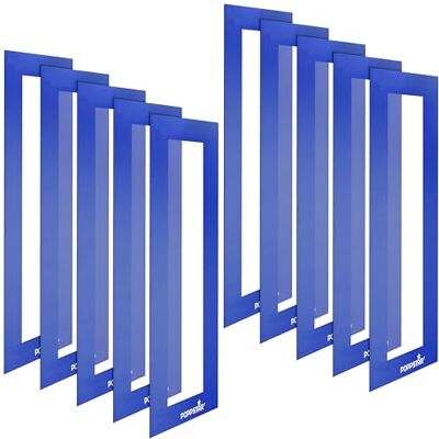 POPPSTAR Magnetrahmen magnetisch mit Magnetverschluss, blau, 10 Stück POPPSTAR Magnetrahmen magnetisch mit Magnetverschluss, blau, 10 Stück
