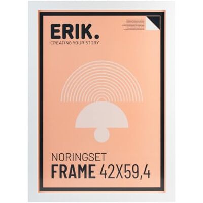 Grupo Erik Bilderrahmen 42x59,4 cm Weiß NoringsetRahmen aus MDF Holz Noringset Bilderrahmen Foto Geschenk Wanddeko Grupo Erik Bilderrahmen 42x59,4 cm Weiß NoringsetRahmen aus MDF Holz Noringset Bilderrahmen Foto Geschenk Wanddeko
