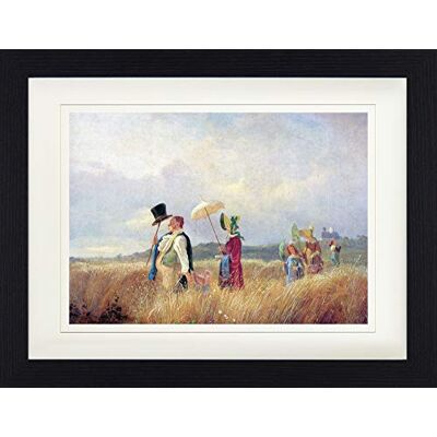 1art1 Carl Spitzweg Poster Der Sonntagsspaziergang Gerahmtes Bild Mit Edlem Passepartout Wand-Bilder Im Bilderrahmen 40x30 cm 1art1 Carl Spitzweg Poster Der Sonntagsspaziergang Gerahmtes Bild Mit Edlem Passepartout Wand-Bilder Im Bilderrahmen 40x30 cm