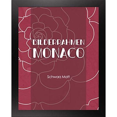 Homedeco-24 Fotorahmen Monaco 23x28 cm Bilderrahmen Schwarz Matt Posterrahmen Homedeco-24 Fotorahmen Monaco 23x28 cm Bilderrahmen Schwarz Matt Posterrahmen