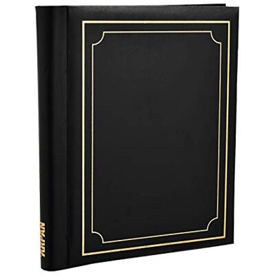 ARPAN Fotoalbum, selbstklebend, für 27,9 x 19,1 cm, 40 Blatt, 80 Seiten, Schwarz ARPAN Fotoalbum, selbstklebend, für 27,9 x 19,1 cm, 40 Blatt, 80 Seiten, Schwarz