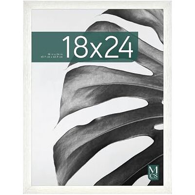 MCS Studio Gallery 45,7 x 61,0 cm Posterrahmen, Weiße Holzoptik, MDF-Holz, Vertikale und horizontale Wandaufhängung, Großer Bilderrahmen für Fotos, Poster und Kunstdrucke (1er-Pack) Studio Gallery Posterrahmen für Fotos und Kunstdrucke, 45,7 x 61 cm, we MCS Studio Gallery 45,7 x 61,0 cm Posterrahmen, Weiße Holzoptik, MDF-Holz, Vertikale und horizontale Wandaufhängung, Großer Bilderrahmen für Fotos, Poster und Kunstdrucke (1er-Pack) Studio Gallery Posterrahmen für Fotos und Kunstdrucke, 45,7 x 61 cm, we