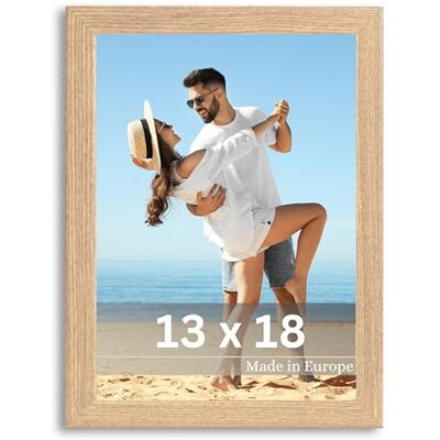 VictoR Bilderrahmen Klee 13x18 cm in beige Fotorahmen Quadratisch Holz Bilderrahmen 13x18 beige VictoR Bilderrahmen Klee 13x18 cm in beige Fotorahmen Quadratisch Holz Bilderrahmen 13x18 beige