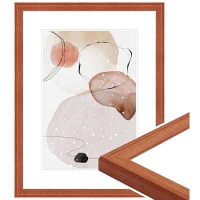 WANDStyle Bilderrahmen A2 Kirschbaum, DIN A2 Bilderrahmen Holz 42x60 cm Hochwertiger Holzbilderrahmen, Posterrahmen zum Aufhängen, Rahmen 42x60 cm, Fotorahmen H320 Made in Germany WANDStyle Bilderrahmen A2 Kirschbaum, DIN A2 Bilderrahmen Holz 42x60 cm Hochwertiger Holzbilderrahmen, Posterrahmen zum Aufhängen, Rahmen 42x60 cm, Fotorahmen H320 Made in Germany