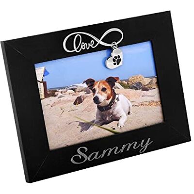 Brillibrum Design Bilderrahmen Haustier Andenken mit Gravur Fotoformat 10x15cm Herz Anhänger Fotorahmen personalisiert Pfotenabdrücke Trauerrahmen Haustier Brillibrum Design Bilderrahmen Haustier Andenken mit Gravur Fotoformat 10x15cm Herz Anhänger Fotorahmen personalisiert Pfotenabdrücke Trauerrahmen Haustier
