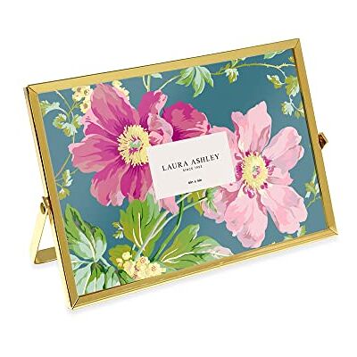 Laura Ashley 10,2 x 15,2 cm, goldfarben, flacher Metall-Bilderrahmen (horizontal) mit ausziehbarem Staffelei-Ständer, hergestellt für Tischplatte, Arbeitsplatte, Regal und Schreibtisch (6 x 4, Gold) Laura Ashley 10,2 x 15,2 cm, goldfarben, flacher Metall-Bilderrahmen (horizontal) mit ausziehbarem Staffelei-Ständer, hergestellt für Tischplatte, Arbeitsplatte, Regal und Schreibtisch (6 x 4, Gold)