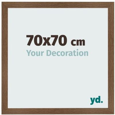yd. Bilderrahmen 70x70 cm Eiche Rustikal MDF Rahmen Bologna Your Decoration, Acrylglas aus Kunststoff, Wandmontage, Geeignet für Fotos, Poster und Puzzles, Made in Holland yd. Bilderrahmen 70x70 cm Eiche Rustikal MDF Rahmen Bologna Your Decoration, Acrylglas aus Kunststoff, Wandmontage, Geeignet für Fotos, Poster und Puzzles, Made in Holland