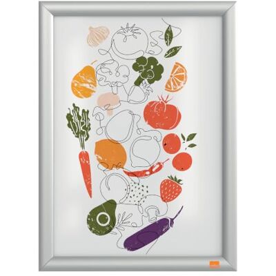 Nobo Essence DIN A3 Posterrahmen Klapprahmen mit blendfreier Abdeckung Snap Frame, Wechselrahmen für Büro, Schule, Klinik, Hoch- und Querformat, 25 mm Gehrungsecken, Wandmontage, Weiß Nobo Essence DIN A3 Posterrahmen Klapprahmen mit blendfreier Abdeckung Snap Frame, Wechselrahmen für Büro, Schule, Klinik, Hoch- und Querformat, 25 mm Gehrungsecken, Wandmontage, Weiß