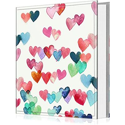 FINTIE 10x15 cm Fotoalbum, Fotoalben Zum Einstecken Hochzeit geburtstag jahrestag mit 60 Seiten für 600 Fotos, Urlaub Fotobuch, 4 X 6 Inch für Seiten, Herzregen FINTIE 10x15 cm Fotoalbum, Fotoalben Zum Einstecken Hochzeit geburtstag jahrestag mit 60 Seiten für 600 Fotos, Urlaub Fotobuch, 4 X 6 Inch für Seiten, Herzregen