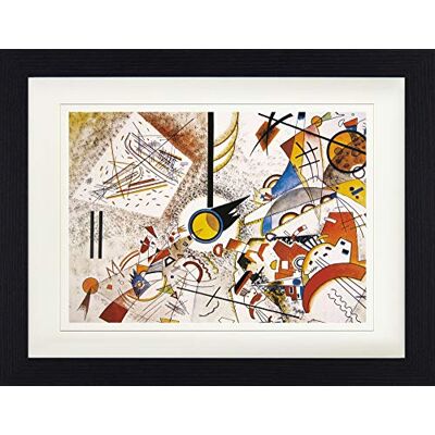 1art1 Wassily Kandinsky Poster Ohne Titel, 1923 Gerahmtes Bild Mit Edlem Passepartout Wand-Bilder Im Bilderrahmen 40x30 cm 1art1 Wassily Kandinsky Poster Ohne Titel, 1923 Gerahmtes Bild Mit Edlem Passepartout Wand-Bilder Im Bilderrahmen 40x30 cm