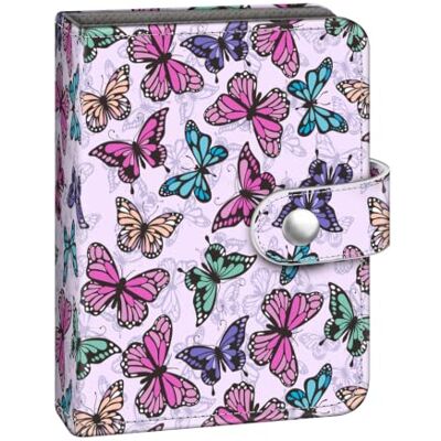 FINTIE Mini Fotoalbum für 2x3 Zoll Filme (Schmetterling) 52 Taschen kleine Alben für Fujifilm Instax Mini Sofortbildkamera/Polaroid Hi-Print Bilder, Kpop Fotokartenhalter Binder, FINTIE Mini Fotoalbum für 2x3 Zoll Filme (Schmetterling) 52 Taschen kleine Alben für Fujifilm Instax Mini Sofortbildkamera/Polaroid Hi-Print Bilder, Kpop Fotokartenhalter Binder,