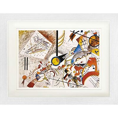1art1 Wassily Kandinsky Poster Ohne Titel, 1923 Gerahmtes Bild Mit Edlem Passepartout Wand-Bilder Im Bilderrahmen 40x30 cm 1art1 Wassily Kandinsky Poster Ohne Titel, 1923 Gerahmtes Bild Mit Edlem Passepartout Wand-Bilder Im Bilderrahmen 40x30 cm