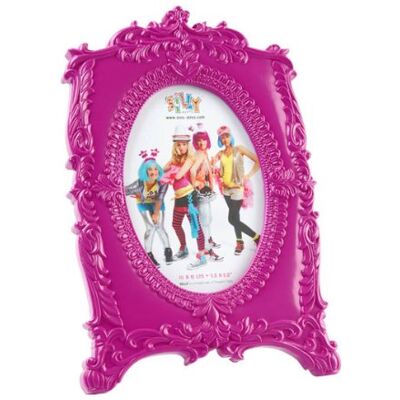 trendfinding Portrait Foto Bild Ornament Rahmen Design Stand Bilderrahmen Barock Ornamente oval Hochformat mit Aufsteller lila trendfinding Portrait Foto Bild Ornament Rahmen Design Stand Bilderrahmen Barock Ornamente oval Hochformat mit Aufsteller lila