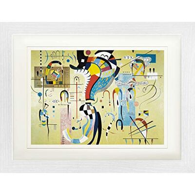 1art1 Wassily Kandinsky Poster Milieu Accompagné, 1937 Gerahmtes Bild Mit Edlem Passepartout Wand-Bilder Im Bilderrahmen 40x30 cm 1art1 Wassily Kandinsky Poster Milieu Accompagné, 1937 Gerahmtes Bild Mit Edlem Passepartout Wand-Bilder Im Bilderrahmen 40x30 cm