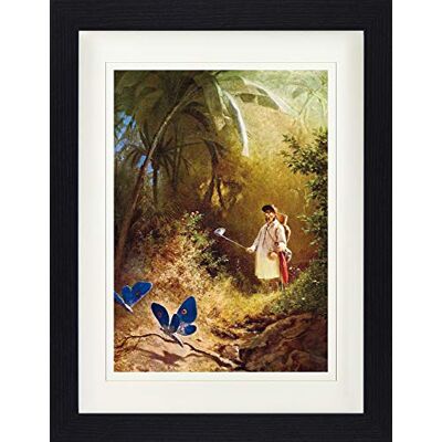 1art1 Carl Spitzweg Poster Der Schmetterlingsjäger, 1840 Gerahmtes Bild Mit Edlem Passepartout Wand-Bilder Im Bilderrahmen 40x30 cm 1art1 Carl Spitzweg Poster Der Schmetterlingsjäger, 1840 Gerahmtes Bild Mit Edlem Passepartout Wand-Bilder Im Bilderrahmen 40x30 cm