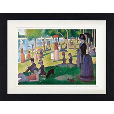 1art1 Georges Seurat Poster EIN Sonntagnachmittag Auf Der Insel La Grande Jatte Gerahmtes Bild Mit Edlem Passepartout Wand-Bilder Im Bilderrahmen 40x30 cm 1art1 Georges Seurat Poster EIN Sonntagnachmittag Auf Der Insel La Grande Jatte Gerahmtes Bild Mit Edlem Passepartout Wand-Bilder Im Bilderrahmen 40x30 cm