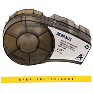 Brady (M21-125-C-342-YL) PermaSleeve Schrumpfschläuche aus Polyolefin für BMP21-PLUS; BMP21 6.00 mm x 2.10 m Schwarz auf Gelb Brady (M21-125-C-342-YL) PermaSleeve Schrumpfschläuche aus Polyolefin für BMP21-PLUS; BMP21 6.00 mm x 2.10 m Schwarz auf Gelb
