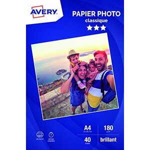 Avery 2741 Fotopapier glänzend A4 180 g/m² 40 Blatt Avery 2741 Fotopapier glänzend A4 180 g/m² 40 Blatt