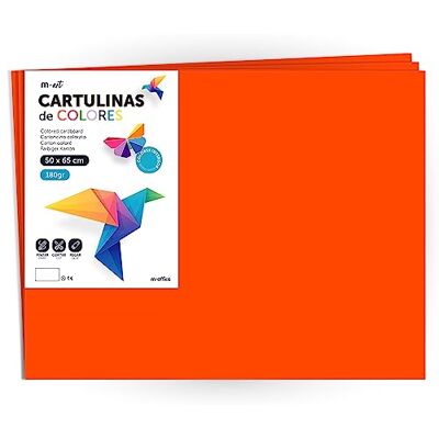 M-OFFICE Buntkartons in Farben - 50x65 cm, 180g, Bunte Farben M-OFFICE Buntkartons in Farben - 50x65 cm, 180g, Bunte Farben