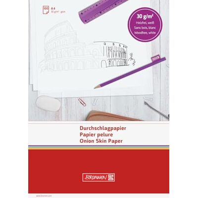 BRUNNEN 1026365962 10X Durchschlagpapier A4 100Bl, MDF BRUNNEN 1026365962 10X Durchschlagpapier A4 100Bl, MDF
