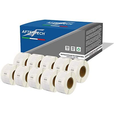AFTERTECH 10 x 11353 12 x 24 mm kompatible Etiketten (1000 Etiketten/Rolle = 10000 insgesamt) für Dymo LabelWriter Seiko SLP Etikettendrucker S0722530 10 x 11353 AFTERTECH 10 x 11353 12 x 24 mm kompatible Etiketten (1000 Etiketten/Rolle = 10000 insgesamt) für Dymo LabelWriter Seiko SLP Etikettendrucker S0722530 10 x 11353