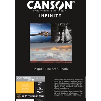 Canson Somerset ENHANCED Satin Weiß A4 225g - Fotopapier Canson Somerset ENHANCED Satin Weiß A4 225g - Fotopapier