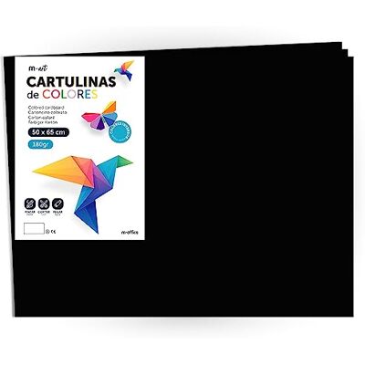 M-OFFICE Große Farbkarton - 50x65cm, 180g, Verschiedene Farben M-OFFICE Große Farbkarton - 50x65cm, 180g, Verschiedene Farben