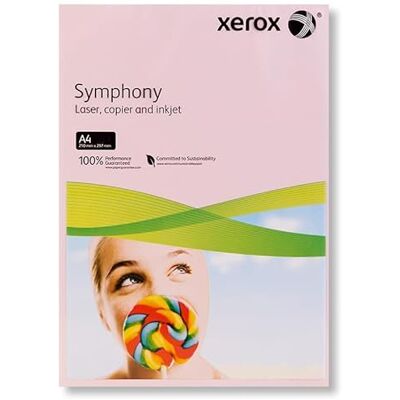 Xerox 003R93969 farbiges Druckerpapier Kopierpapier Symphony trend Din A4, 80 g/m², 500 Blatt pro Pack, violett/lila Xerox 003R93969 farbiges Druckerpapier Kopierpapier Symphony trend Din A4, 80 g/m², 500 Blatt pro Pack, violett/lila