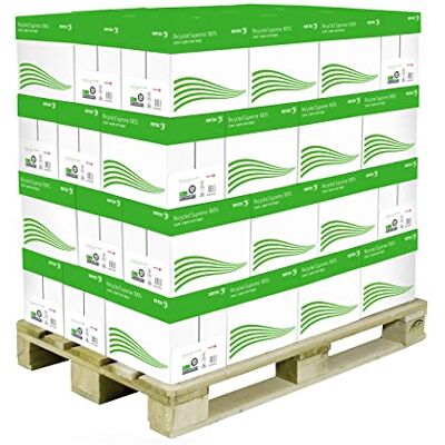 Xerox Recycled Supreme Papier 003R95860 DIN A4 80 g/m² Kopierpapier für Laserdrucker und Kopierer aus 100% Altpapier 48 Kartons à 240 Packungen 120000 Blatt weiß Xerox Recycled Supreme Papier 003R95860 DIN A4 80 g/m² Kopierpapier für Laserdrucker und Kopierer aus 100% Altpapier 48 Kartons à 240 Packungen 120000 Blatt weiß