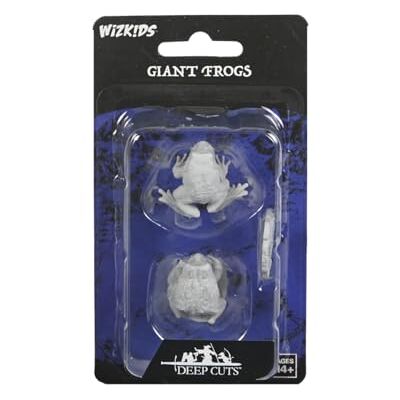 WizKids Tiefe Schnitte: Riesige Frösche Unlackierte Miniaturen WizKids Tiefe Schnitte: Riesige Frösche Unlackierte Miniaturen