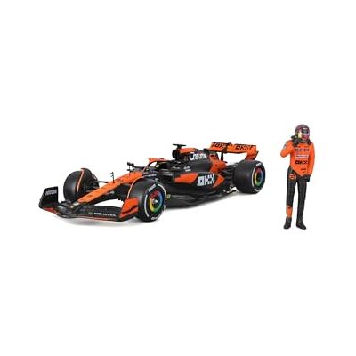 Bburago 1:24 F1 Mclaren Mcl38 2024 with Driver Figure Piastri Bburago 1:24 F1 Mclaren Mcl38 2024 with Driver Figure Piastri
