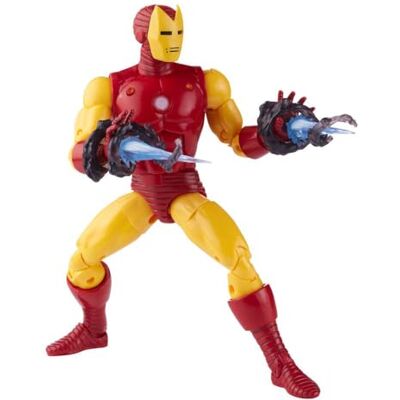 Marvel Hasbro Legends Series 20th Anniversary Series 1 Iron Man 6-inch Action Figure Collectible Toy, 9 Accessories F3463 Multi Marvel Hasbro Legends Series 20th Anniversary Series 1 Iron Man 6-inch Action Figure Collectible Toy, 9 Accessories F3463 Multi