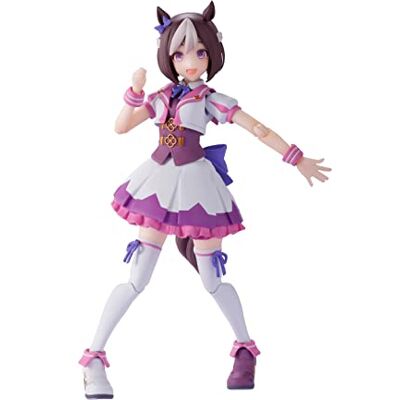 TAMASHII NATIONS BANDAI SPIRITS S.H. Figuarts Uma Musume Pretty Derby Special Week, ca. 130 mm, PVC & ABS Painted Action Figure TAMASHII NATIONS BANDAI SPIRITS S.H. Figuarts Uma Musume Pretty Derby Special Week, ca. 130 mm, PVC & ABS Painted Action Figure