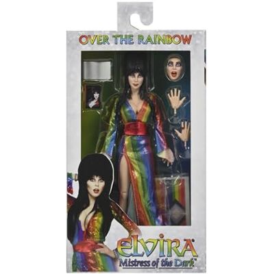 NECA Elvira, Mistress of The Dark Clothed Action Figure Over The Rainbow Elvira 20 cm NECA Elvira, Mistress of The Dark Clothed Action Figure Over The Rainbow Elvira 20 cm