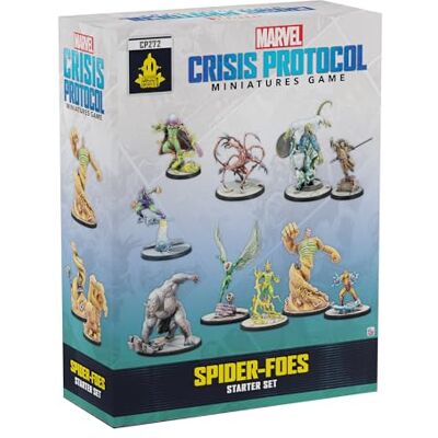Asmodee , Marvel: Crisis Protocol – Spider-Foes, Starter Set, Atomic Mass Games, Tabletop, 2 Players, from Age 14+, 90-120 Minutes, English, French and Spanish Asmodee , Marvel: Crisis Protocol – Spider-Foes, Starter Set, Atomic Mass Games, Tabletop, 2 Players, from Age 14+, 90-120 Minutes, English, French and Spanish
