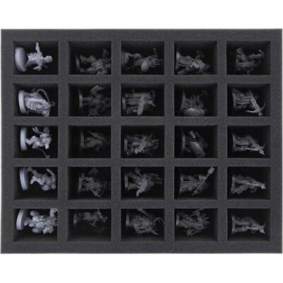 Feldherr FS050WH11 50 mm Full-Size Schaumstoff mit 25 großen Fächern kompatibel mit Warhammer Feldherr FS050WH11 50 mm Full-Size Schaumstoff mit 25 großen Fächern kompatibel mit Warhammer