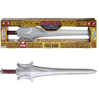Masters of the Universe 2026 Film He-Man Schwert „Powers of Grayskull Rollenspielzeug mit Filmfunktionen, Lichtern, Dialogen, Sound, Vibration, 68,6 cm lang, JMD13 Masters of the Universe 2026 Film He-Man Schwert „Powers of Grayskull Rollenspielzeug mit Filmfunktionen, Lichtern, Dialogen, Sound, Vibration, 68,6 cm lang, JMD13