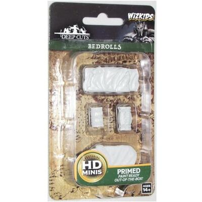 WizKids Deep Cuts Unpainted Miniatures Bedrolls (6 Units) WizKids Deep Cuts Unpainted Miniatures Bedrolls (6 Units)